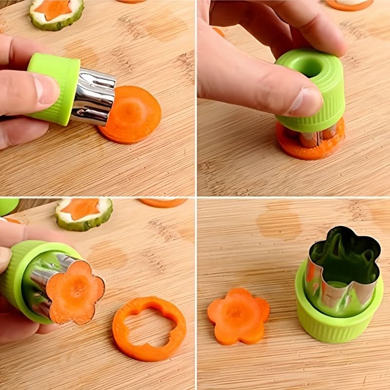 Mini Vegetable & Pastry Cutter Set - 9pcs