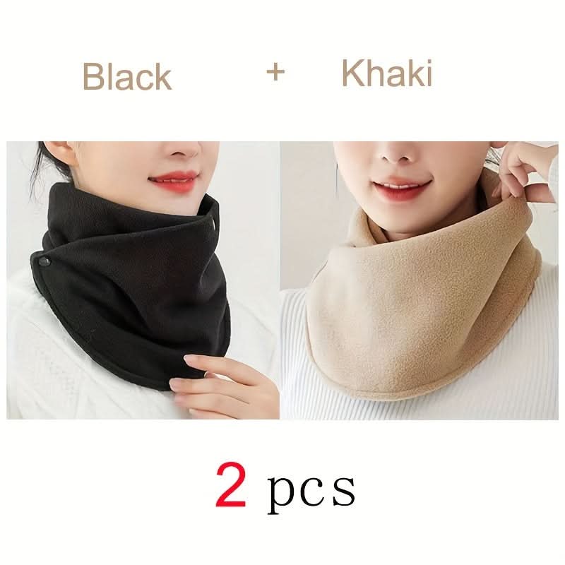 Two-Pack Winter Neck Scarf – Windproof, Warm Polyester Cycling Neck Protector