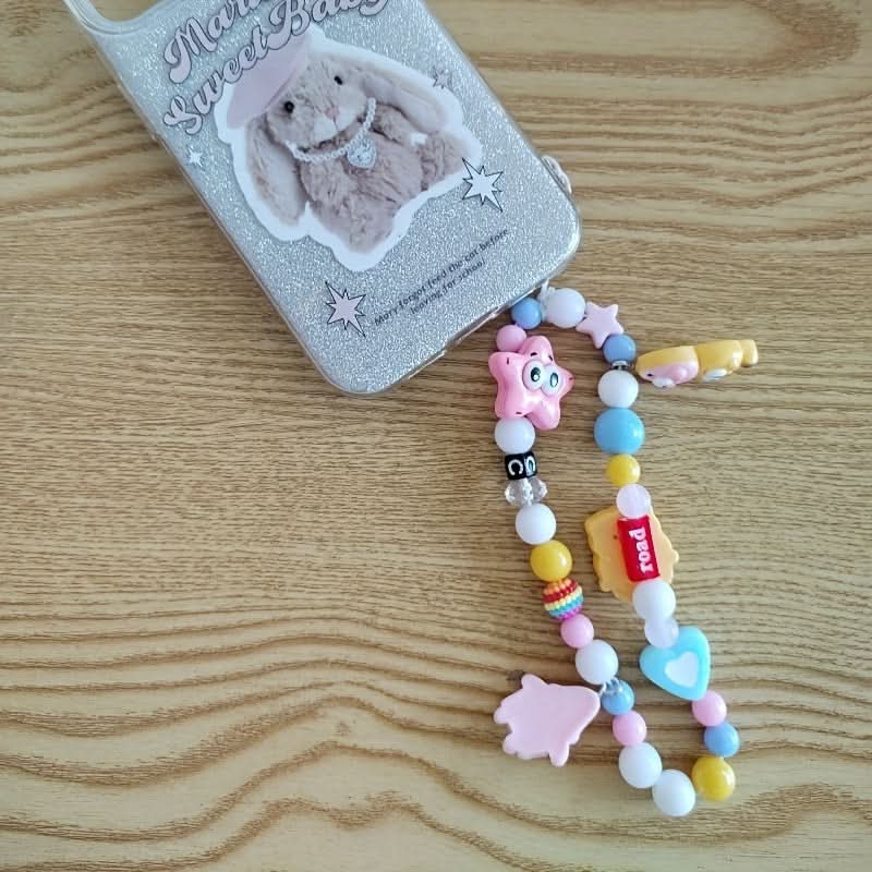 Starfish Beaded Phone Lanyard Wrist Strap