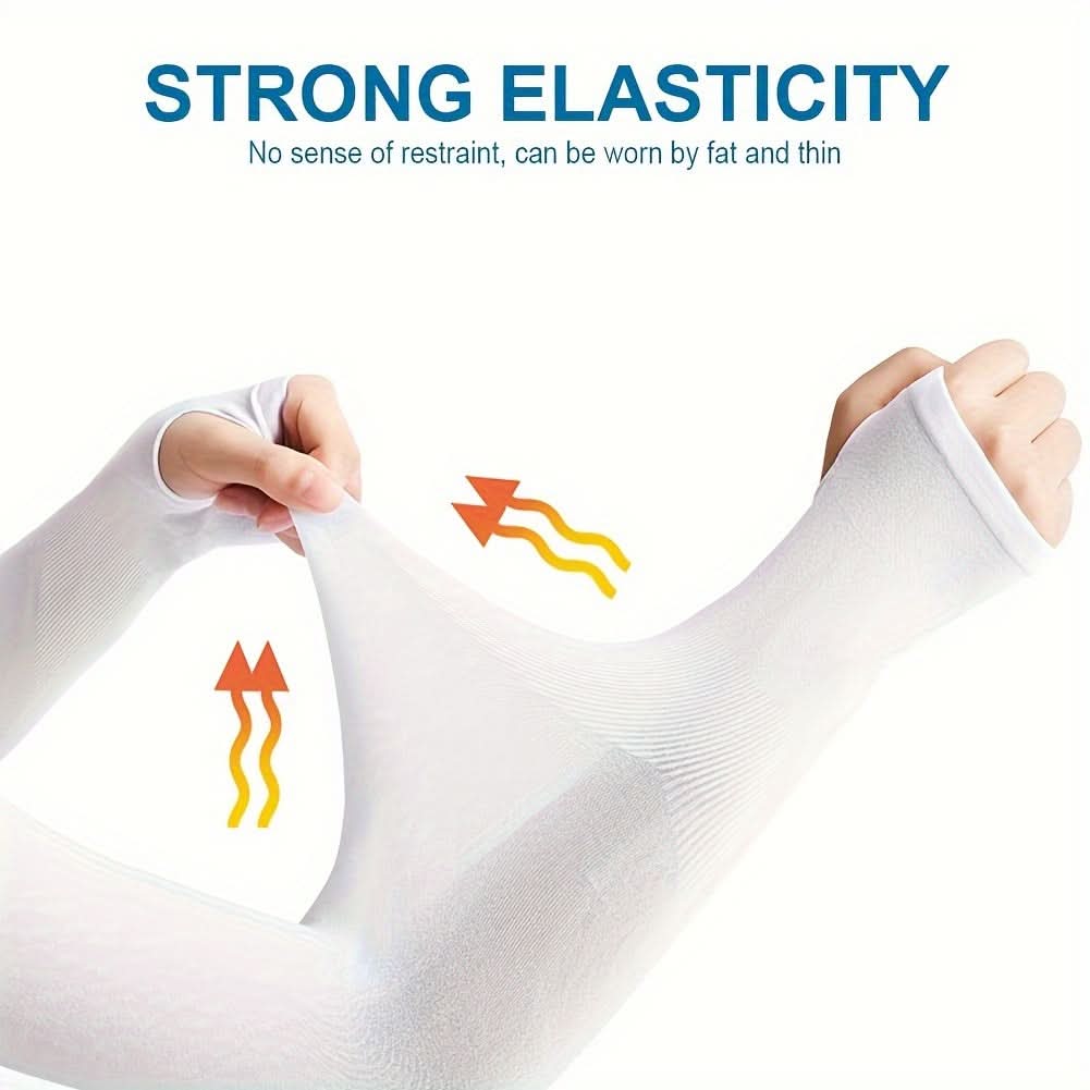 3 Pairs UV Protection Cooling Arm Sleeves