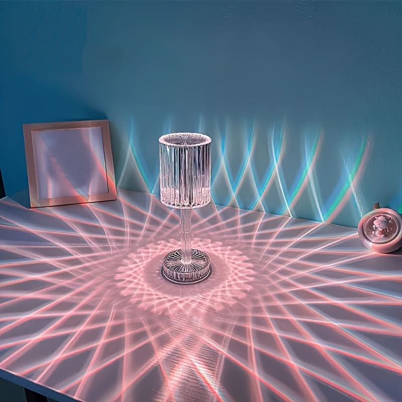 Crystal Touch-Control Night Light with Adjustable Brightness