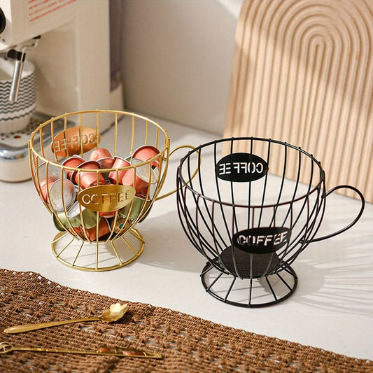 Nordic Style Coffee Table Storage Rack – Light Luxury Snack & Candy Holder