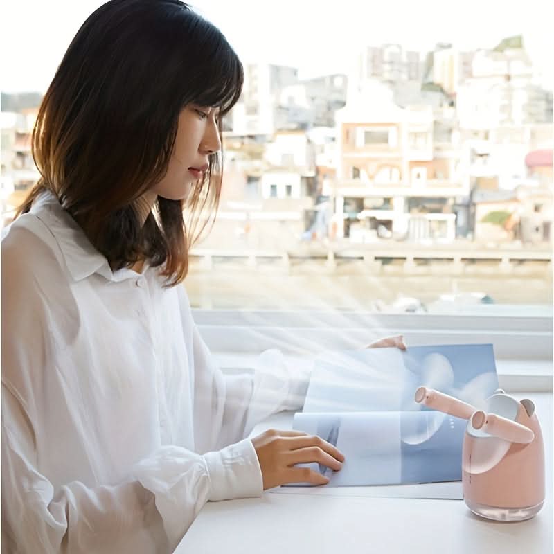Portable USB Cooling Fan & Humidifier