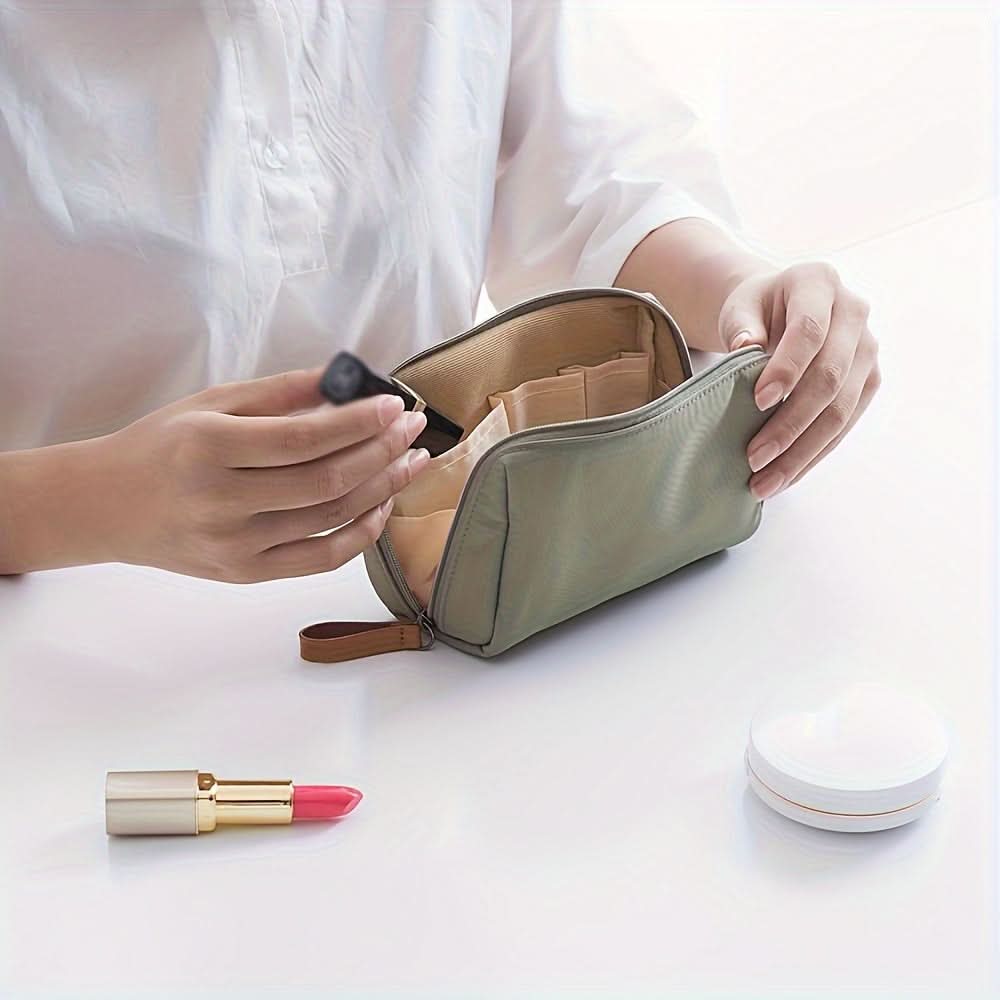 Multi-Functional Travel Makeup Bag - Durable Zipper Pouch for Cosmetics