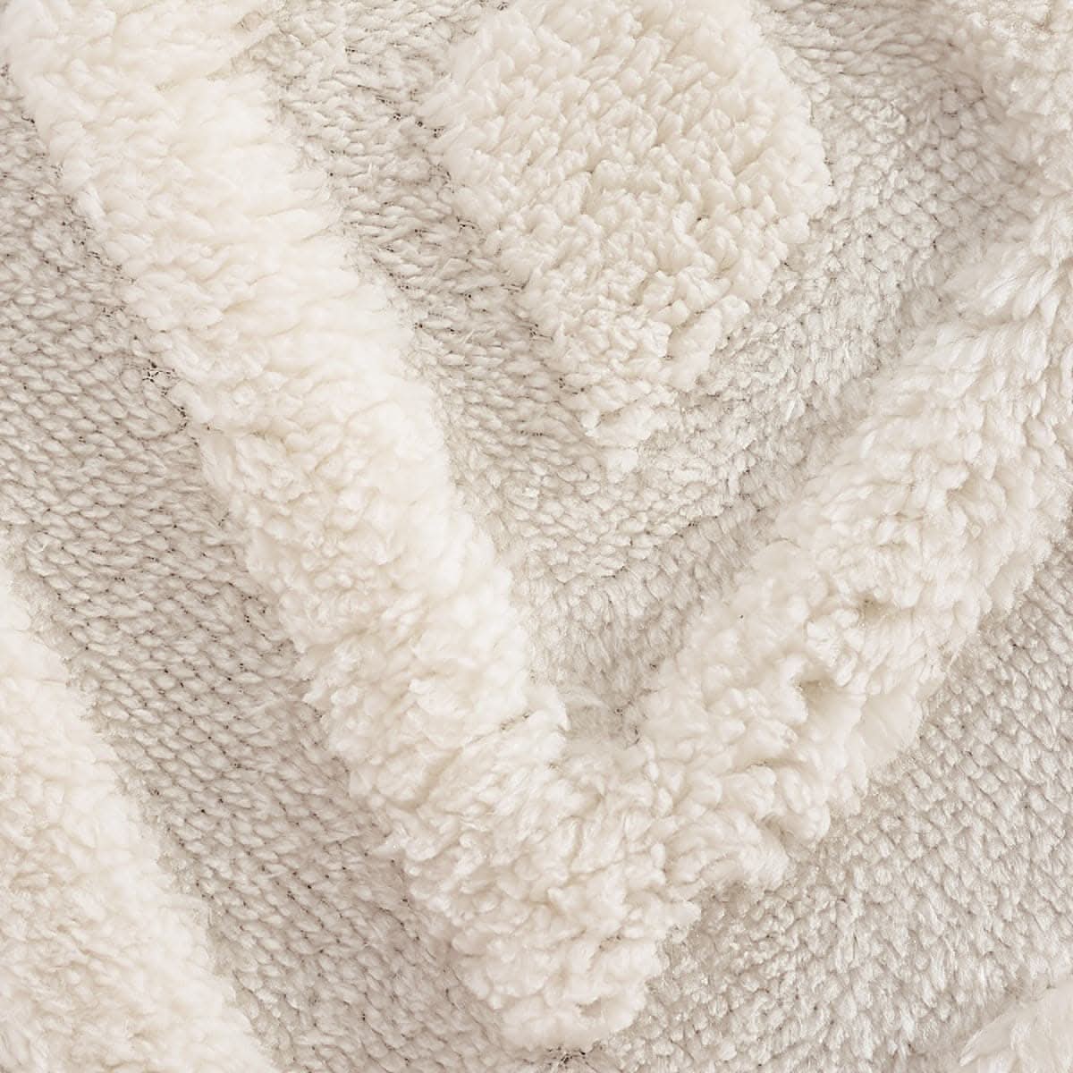 2-Piece Contemporary Knit Geometric Throw Pillow Covers