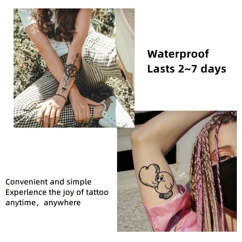 Lotus Tattoo Sticker - Waterproof & Long Lasting