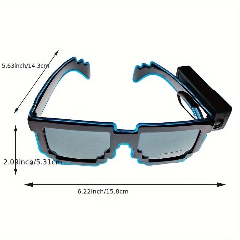 LED Light Up Party Glasses for Women & Men - Carnival, Festival, Nightlife