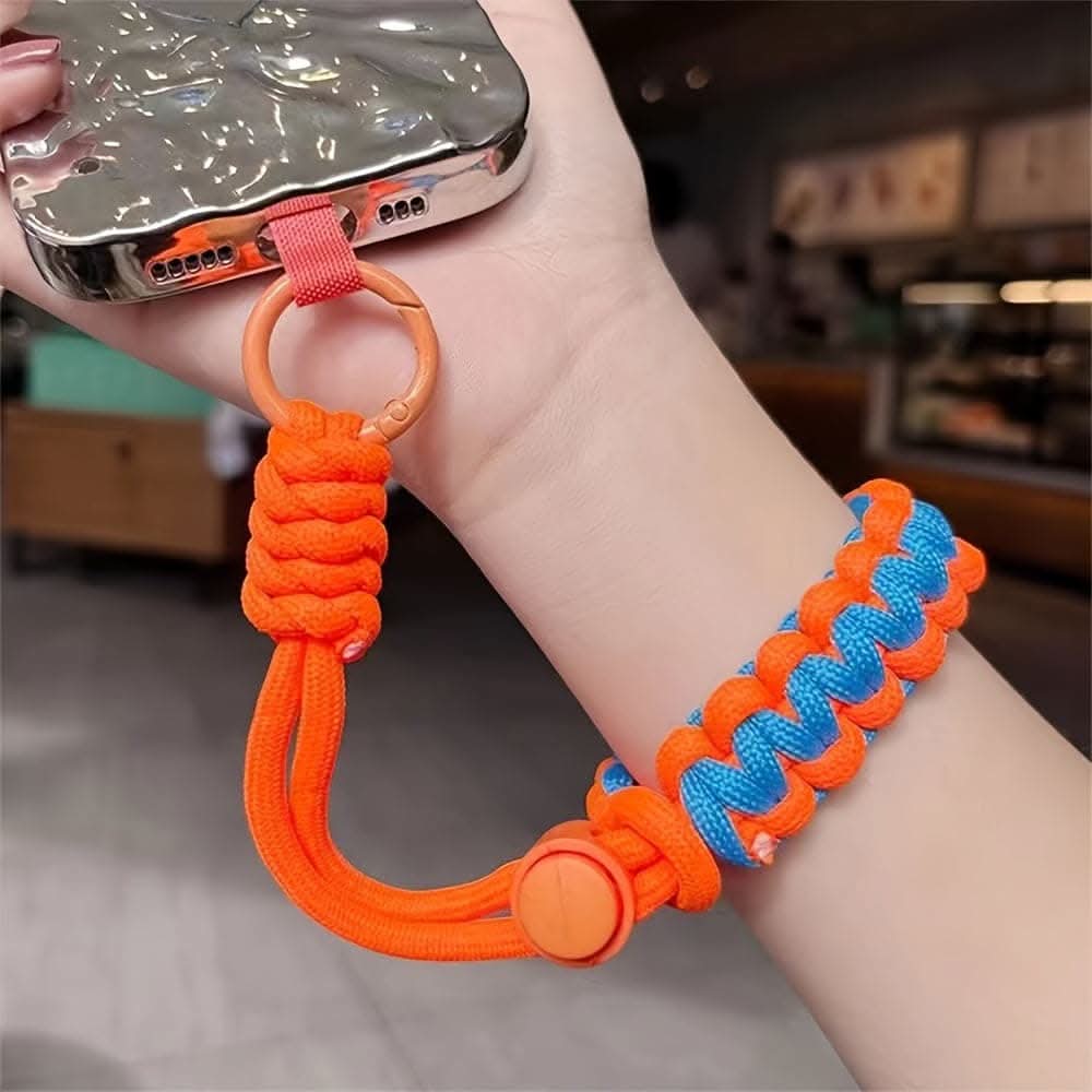 Quick-Grip Phone Wristlet  Adjustable Braided Strap
