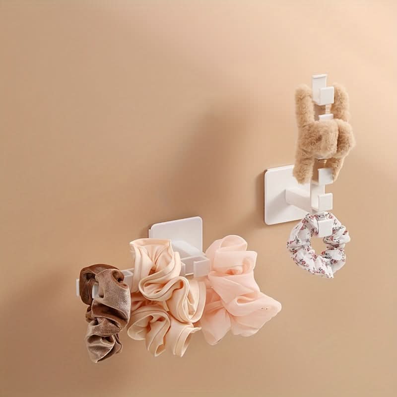 Wall-Mounted Hat Organizer Rack with 6 Hooks