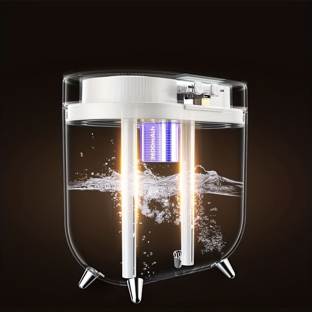 67oz Rechargeable Dual-Spray Humidifier with Night Light