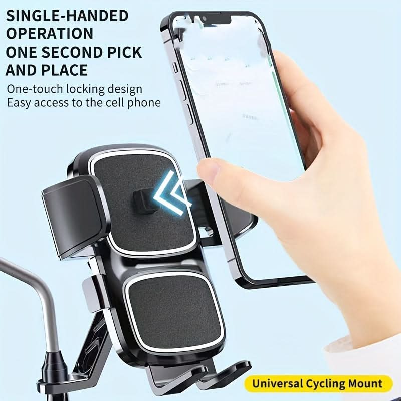 Handlebar Mobile Phone Mount for Motorcycle & Bike