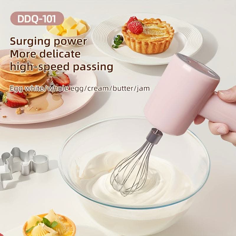 USB Charging Stainless Steel Whisk