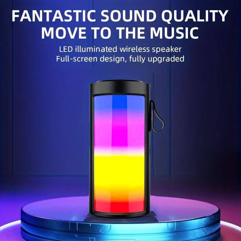 RGB Portable Wireless Speaker with 360° Sound
