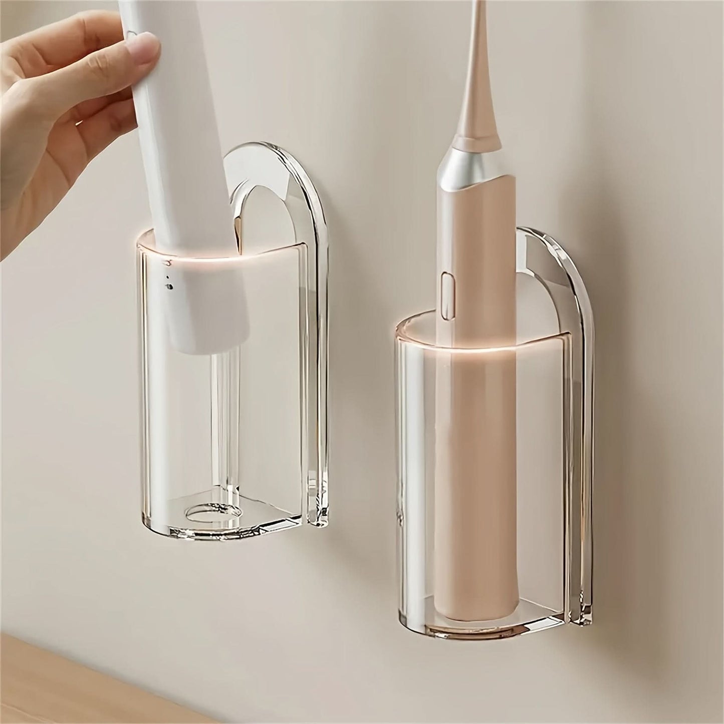 Self-Adhesive Wall-Mounted Electric Toothbrush Holder