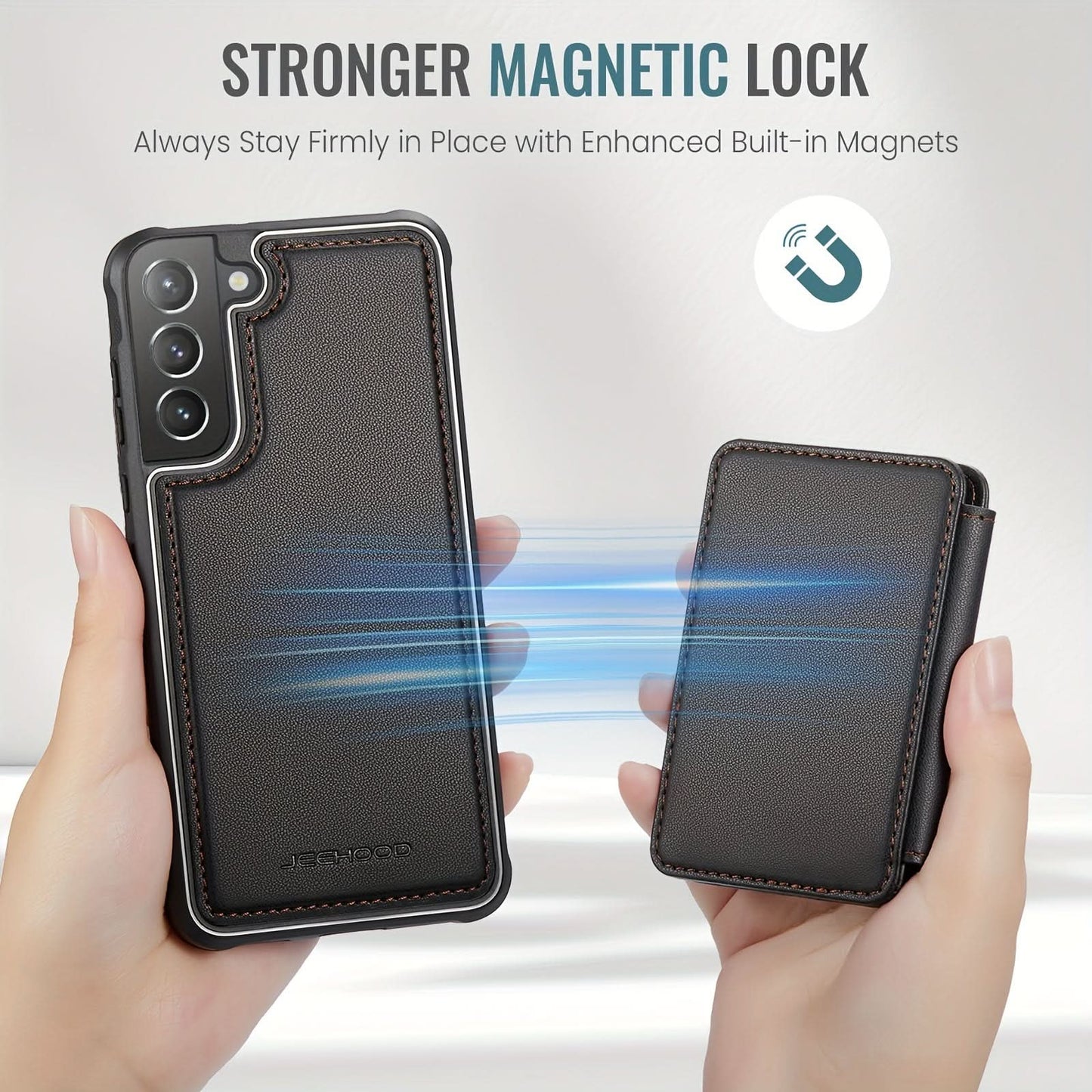 2-in-1 Detachable Wallet Case for Galaxy