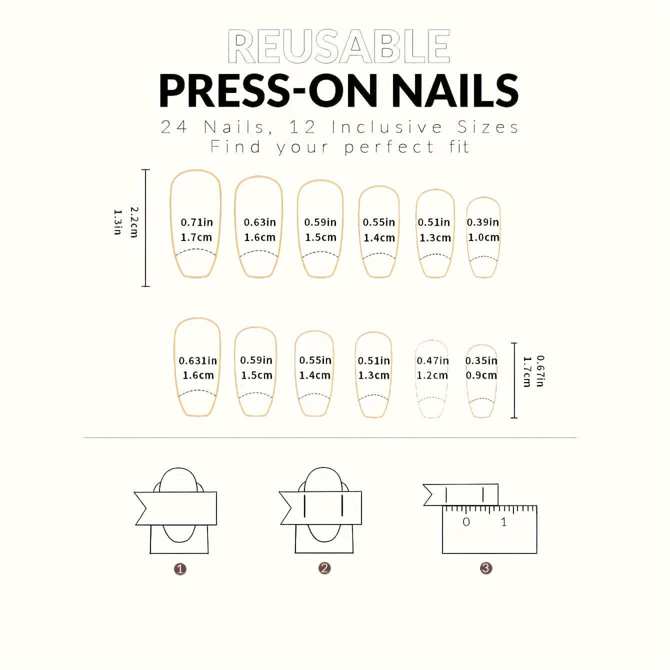 24pcs Glossy Pinkish Press-On Nails – Long Square with Elegant Glitter