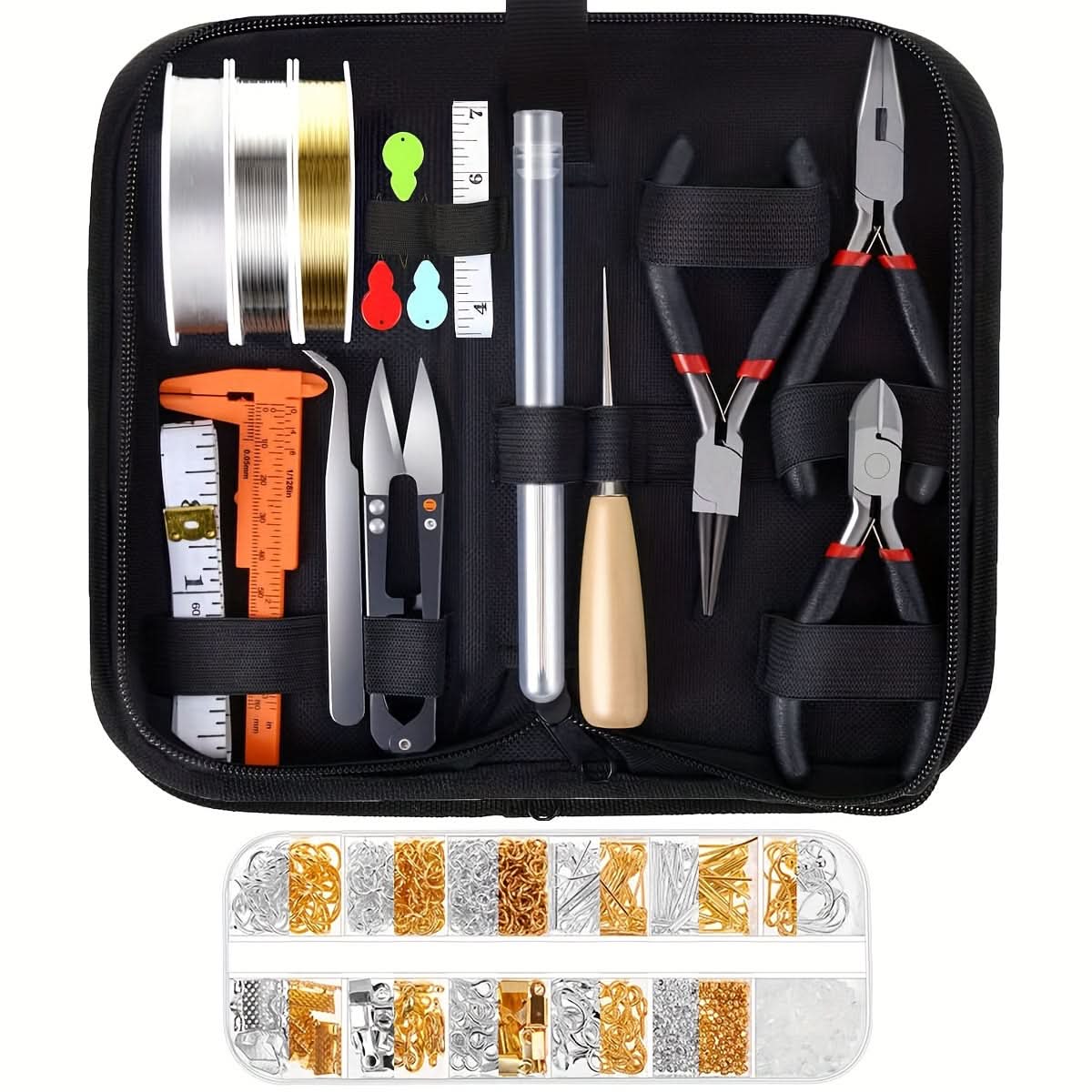 DIY Jewelry Making Kit with Tools, Copper Supplies