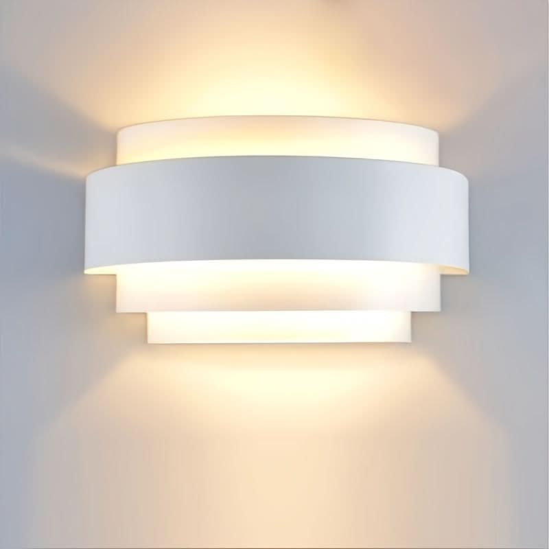 Modern Metal Half Moon Wall Sconce
