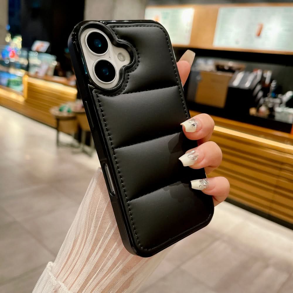 3D Down Jacket Silicone iPhone Case
