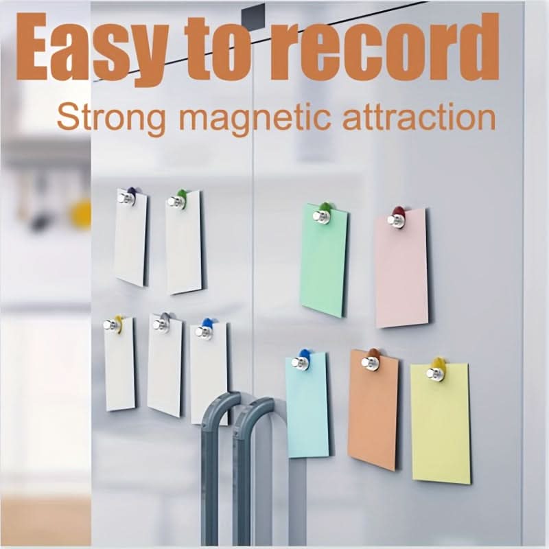 10-Pack I-Shaped Magnetic Pushpins for Documents