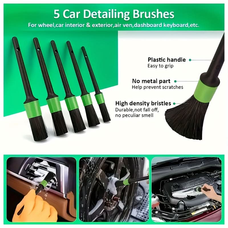 14-Piece Car Cleaning Kit- Electric Cleaning Brush Set