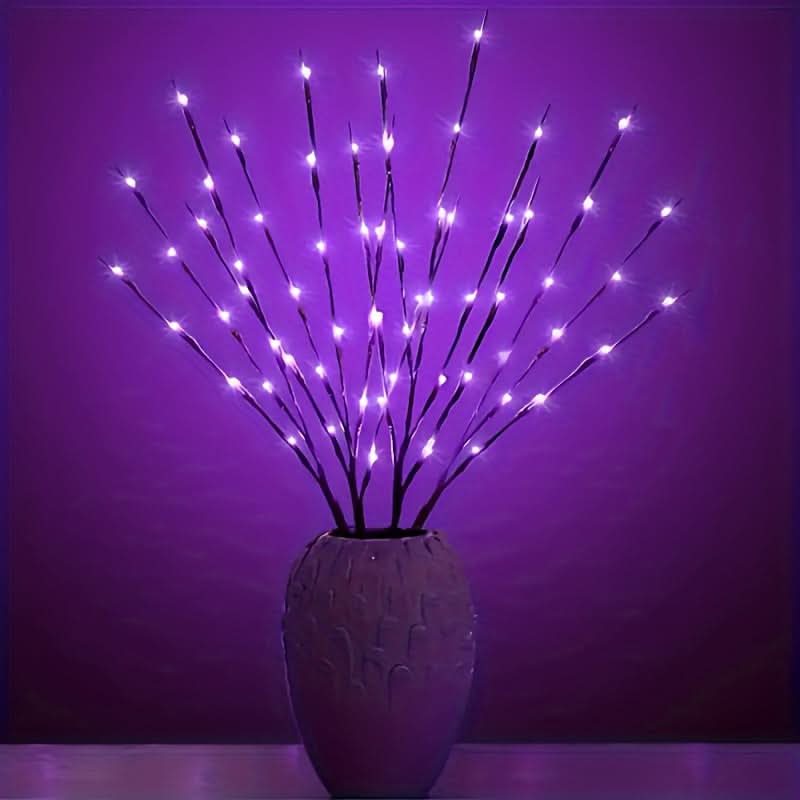 Adjustable Plastic LED Branch Lights – 20 LED Battery-Operated Tabletop