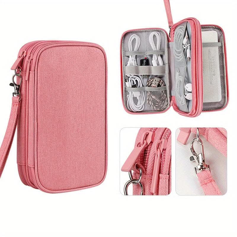 Compact Gadget Organizer Bag for Travel