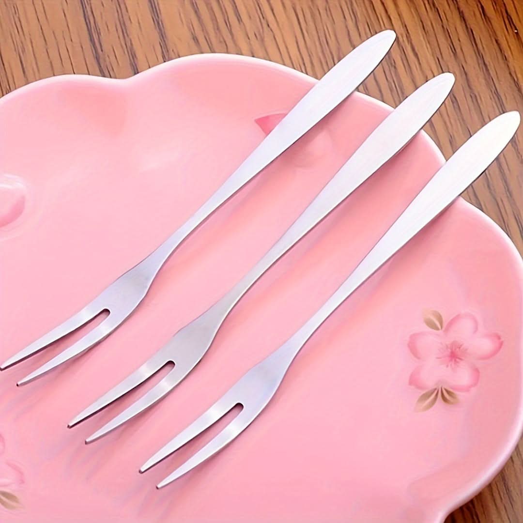 20-Piece Stainless Steel Mooncake Fork Set