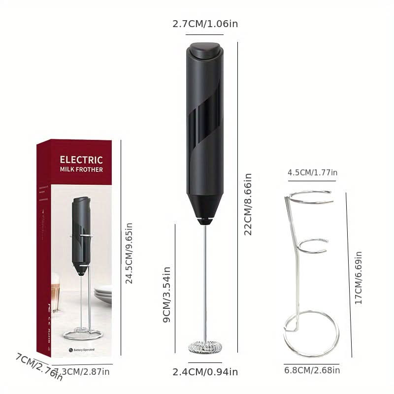 Deluxe Stainless Steel Handheld Milk Frother