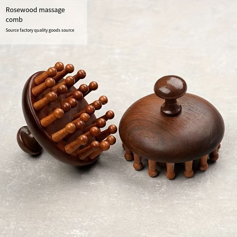 Rosewood Scalp Massager & Relaxation Tool