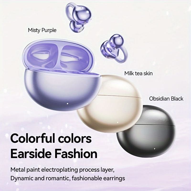 Wireless Earphones with High Fidelity Stereo Sound, LED Digital Display
