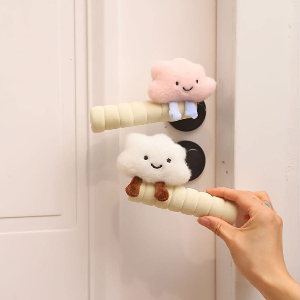 Anti-Static Cloud Door Handle Gloves – Cute Bedroom Door Protection Cover