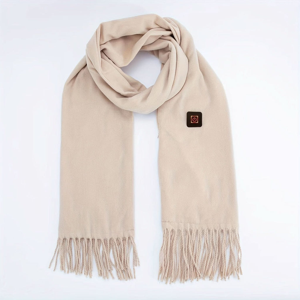 USB Heated Scarf for Women - 3 Adjustable Heat Levels