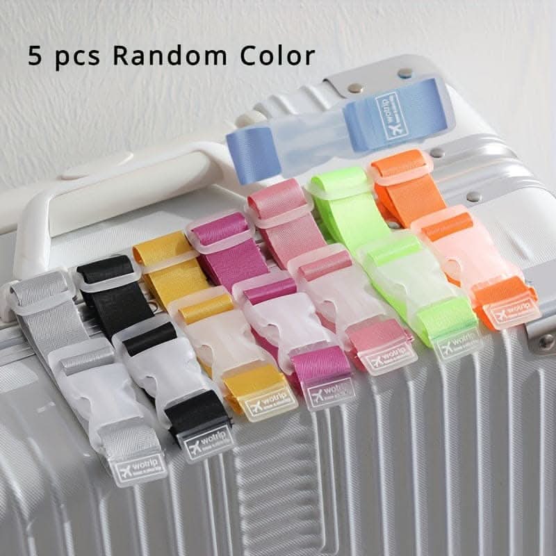 5pcs Travel Luggage Straps Adjustable & Durable