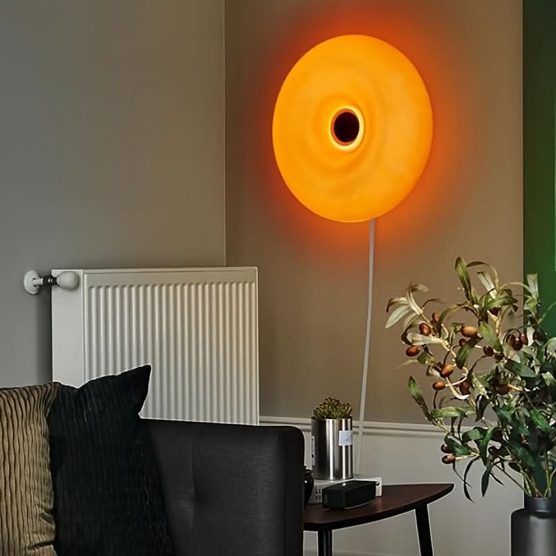 Orange Donut Touch Desk Lamp, USB Powered