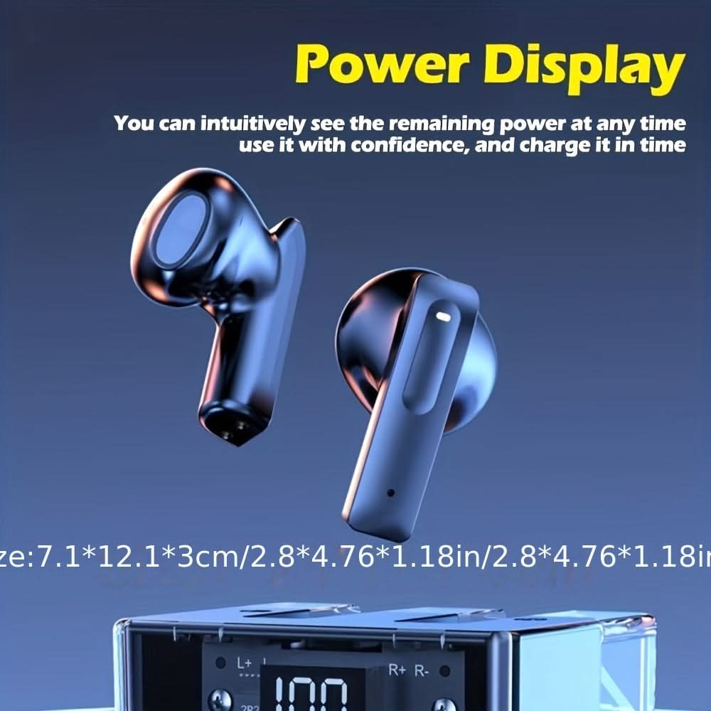 Lightweight Wireless Sports Earbuds with USB-C Charging Case – Perfect for Running