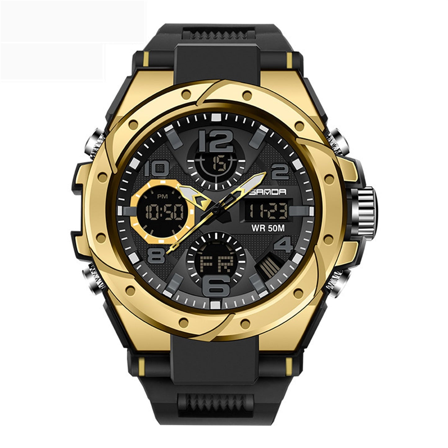 Sanda 6008 Waterproof Sports watch for Men