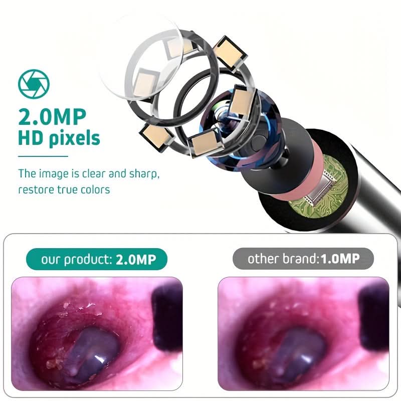 Wireless Visual Ear Cleaner with Camera and Light