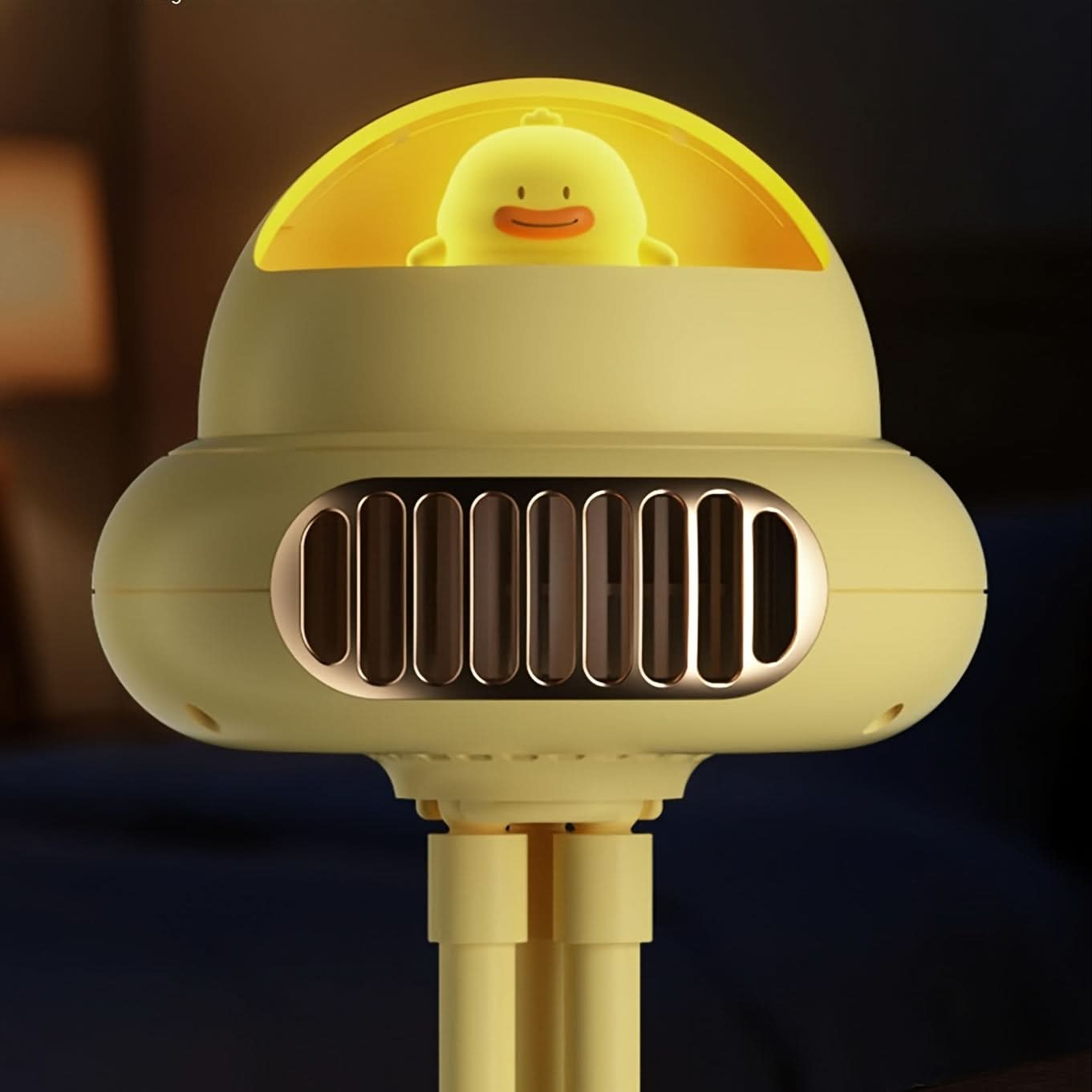 Cartoon Octopus Clip-On Fan – USB Rechargeable