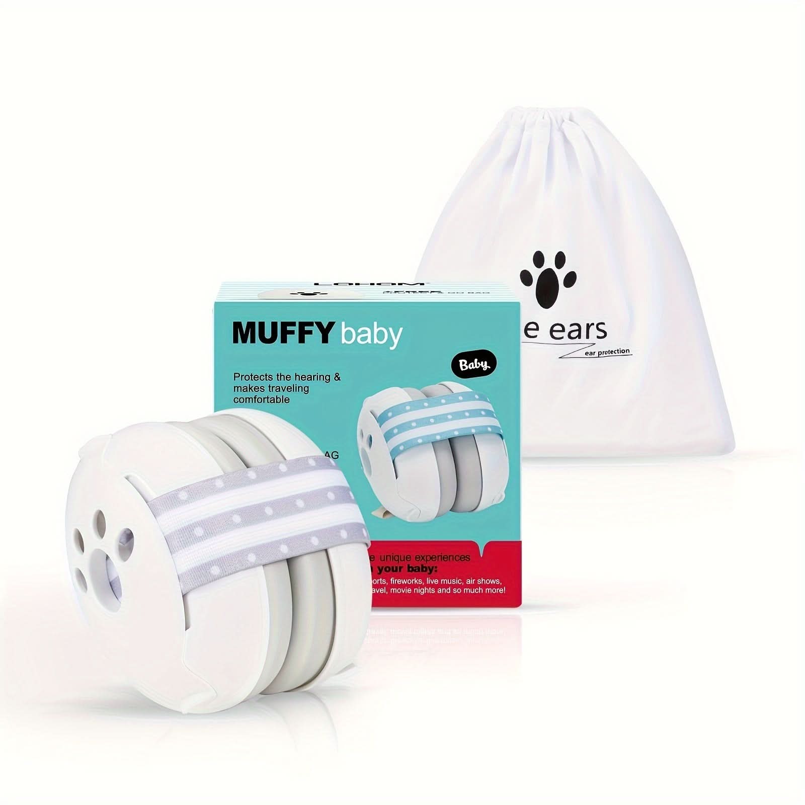Baby Noise Cancelling Headphones – Hearing Protection Earmuffs for Infants & Toddlers