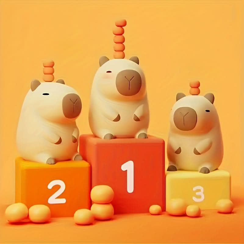 Cute Cartoon Capybara Night Lamp
