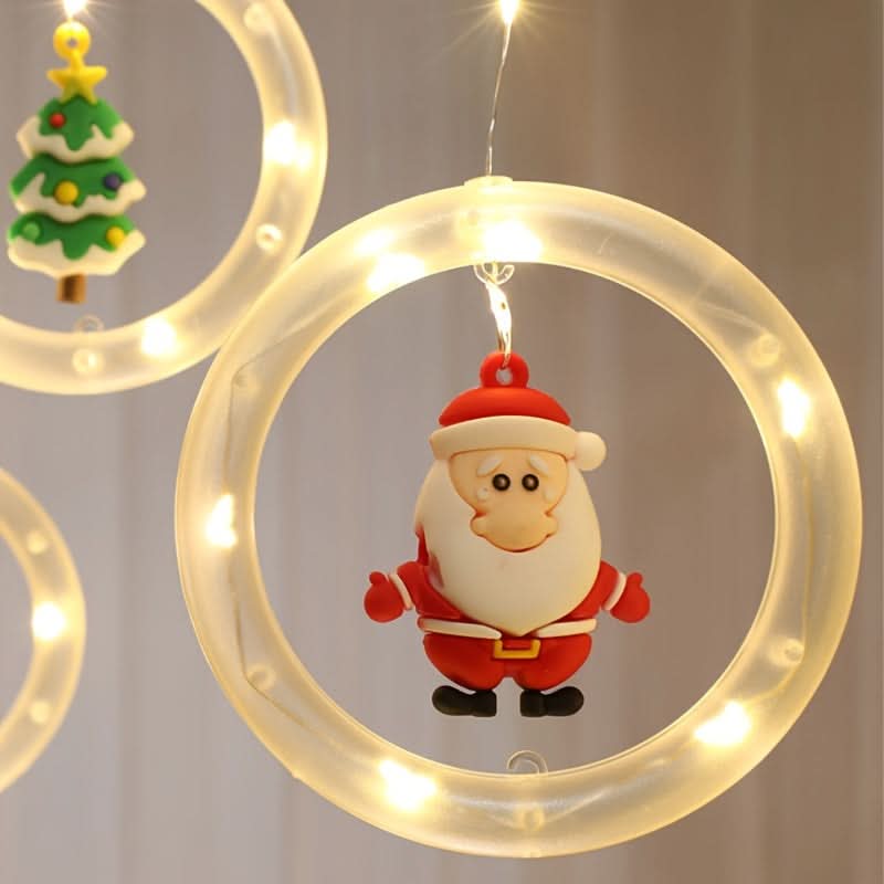 USB LED Christmas Santa Light String for Decor
