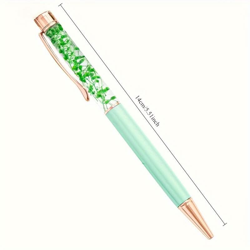 5-Pack DIY Flower Pens with Twist Cap – Medium Point