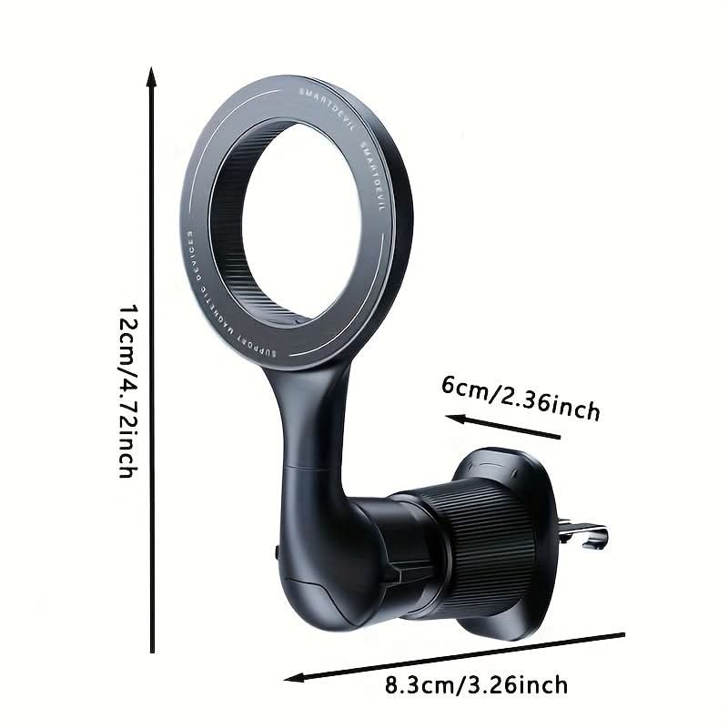 360° Rotatable Magnetic Car Phone Holder – Adjustable Air Vent Mount