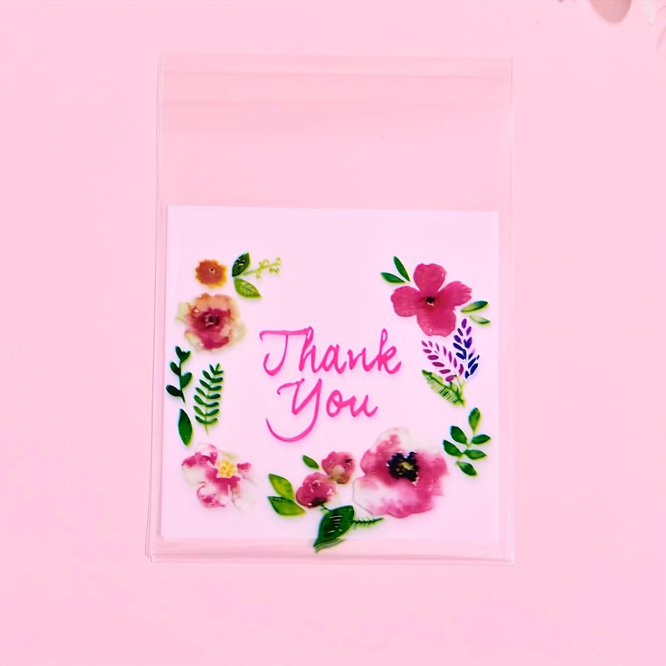 100pcs Floral Ziplock Bags – Reusable Jewelry Storage