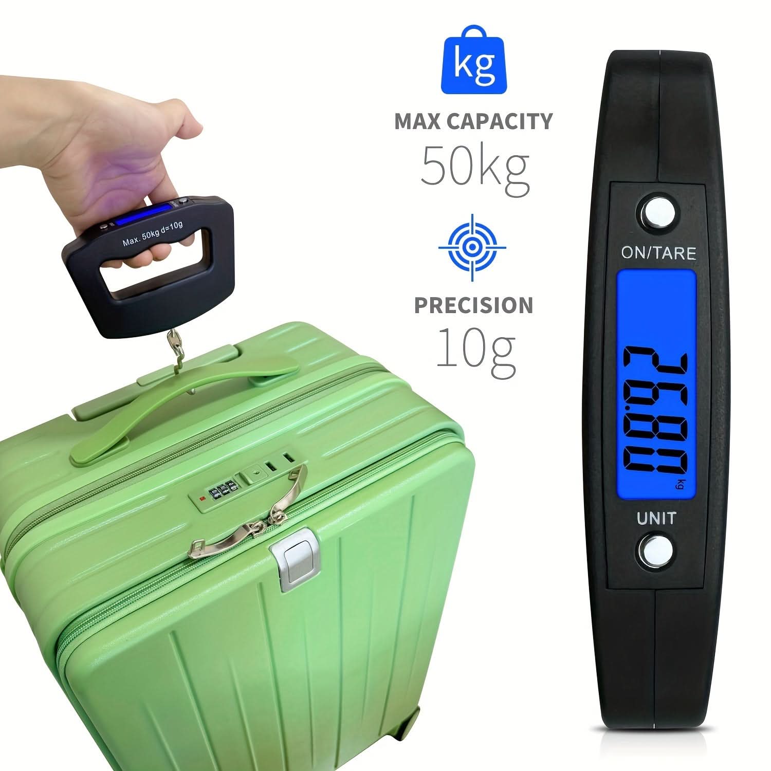 Portable Digital Luggage Scale for Travelers