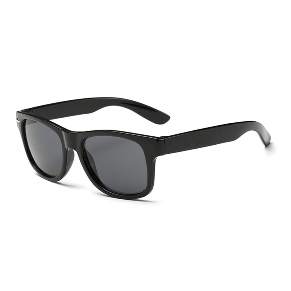 Grey Night Driving Glasses for Men – Anti-Glare Polarized Sunglasses with Full Rim Frame