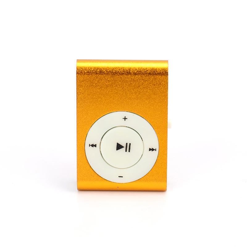 Mini MP3 Player with Clip – Rechargeable LED Music Player for Travel & Students