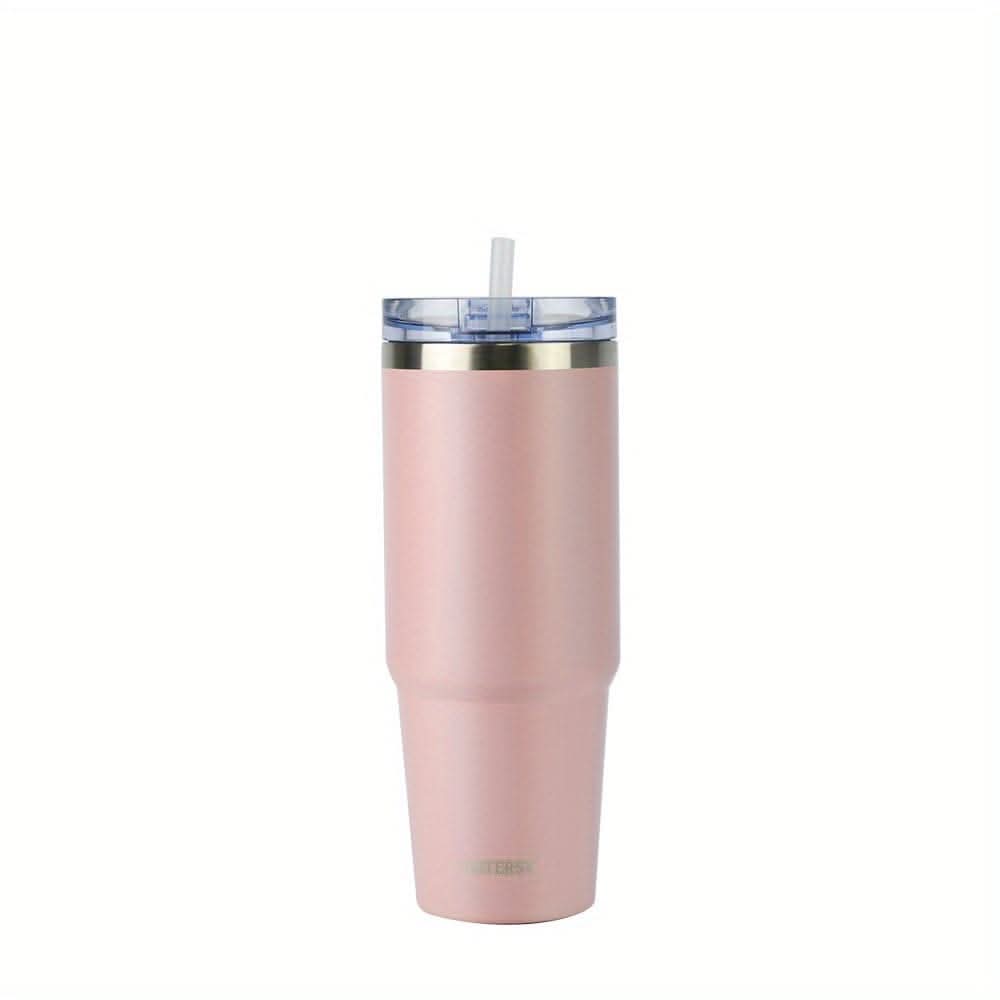 30oz Stainless Steel Tumbler with Straw
