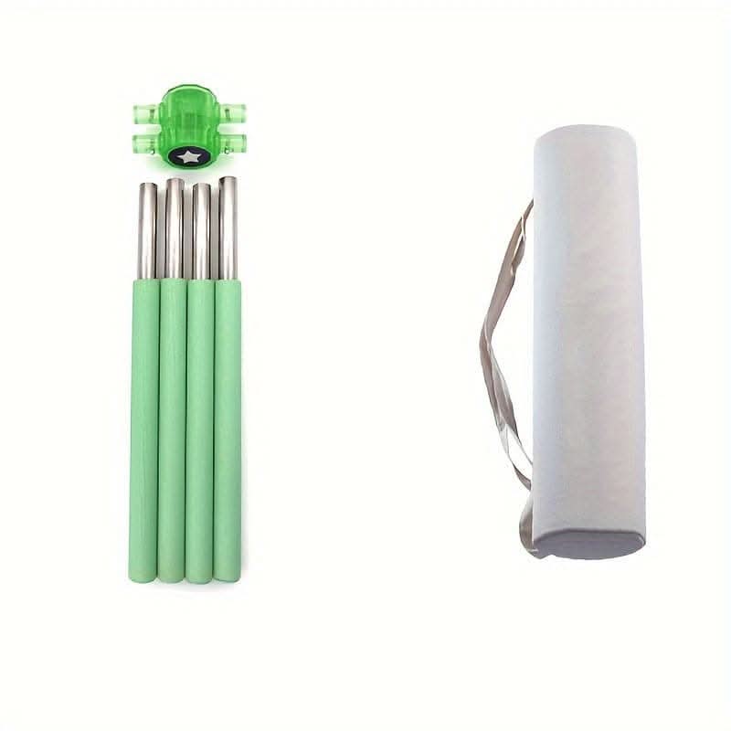 Green Body Stick Yoga Tool – Posture Correction & Fitness